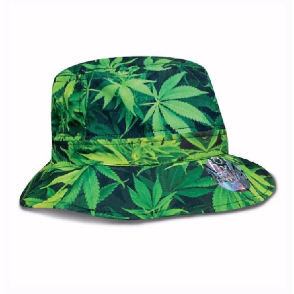 Green Garden Flowers Bucket Sun Hat - NEW FAST SHIPPING